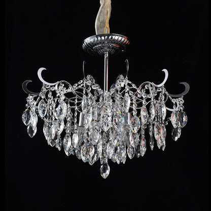 5024Wrought iron candle crystal chandelier