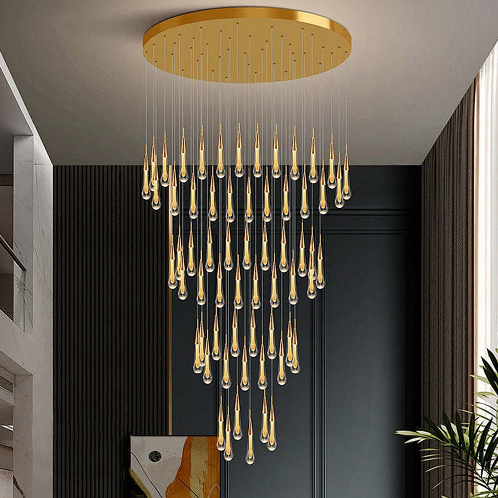 Yuhuaqi Lighting - Chinese Crystal Lighting Fixtures, Hotel Custom Lighting Fixtures, Customstair light  Chandeliers