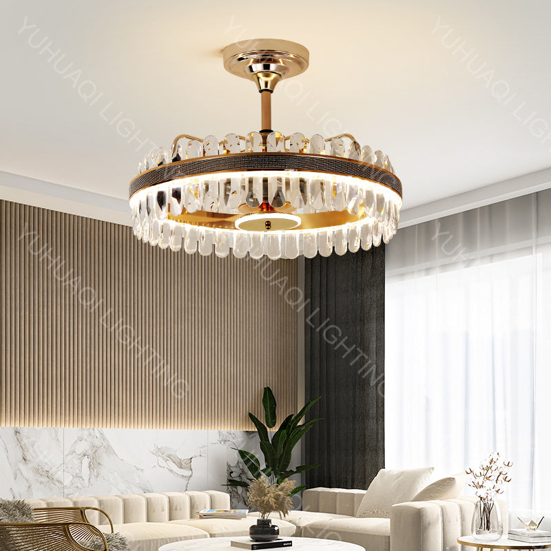 Crystal Fan Lamp