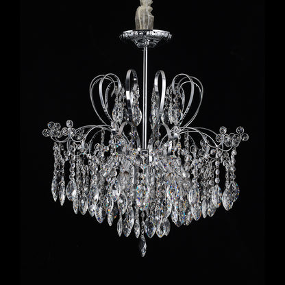 5021Wrought iron candle crystal chandelier