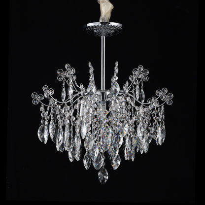 5025Wrought iron candle crystal chandelier