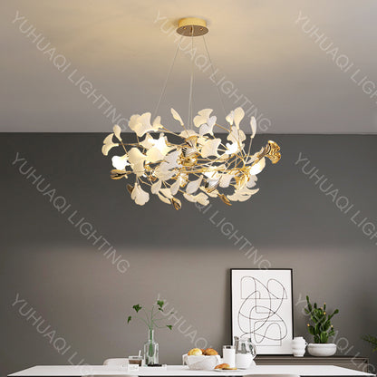 Ginkgo Leaf Pendant Lamp - Customizable HQ6009