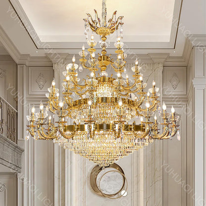 Zinc Alloy Crystal Chandelier HQ9080