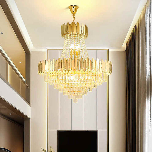Light luxury modern simple crystal chandelier