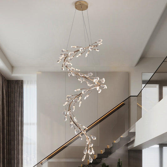 Modern simple crystal chandelier corridor large crystal chandelier hotel chandelier