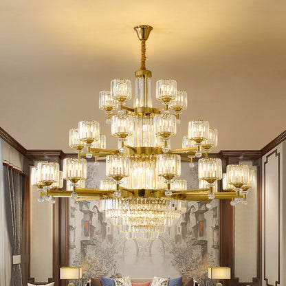 Crystal chandelier, modern minimalist