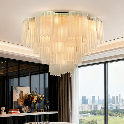 Postmodern glass ceiling light