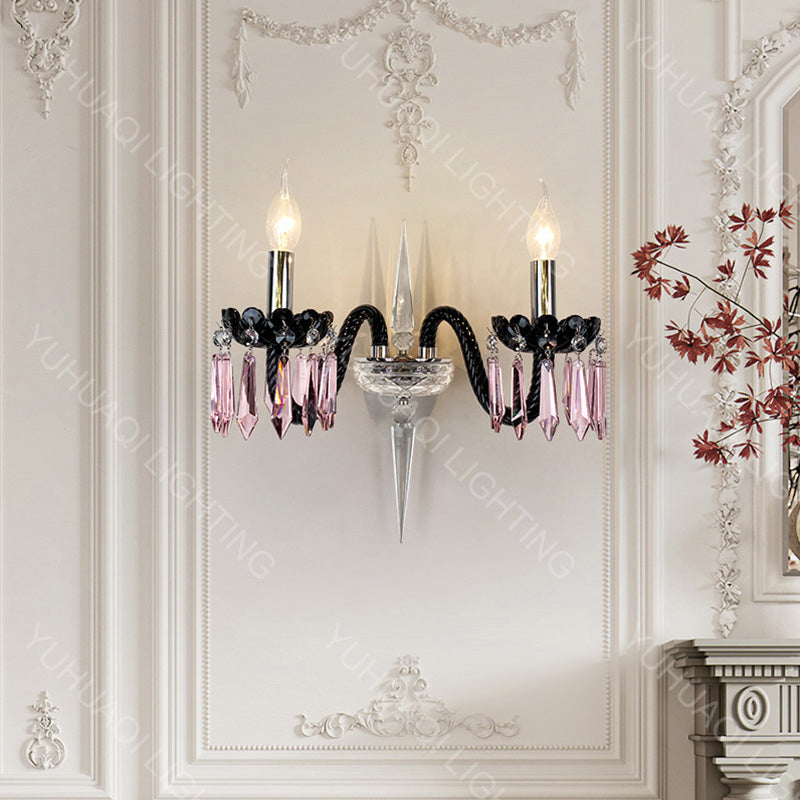 Pink Crystal Chandelier HQ9207