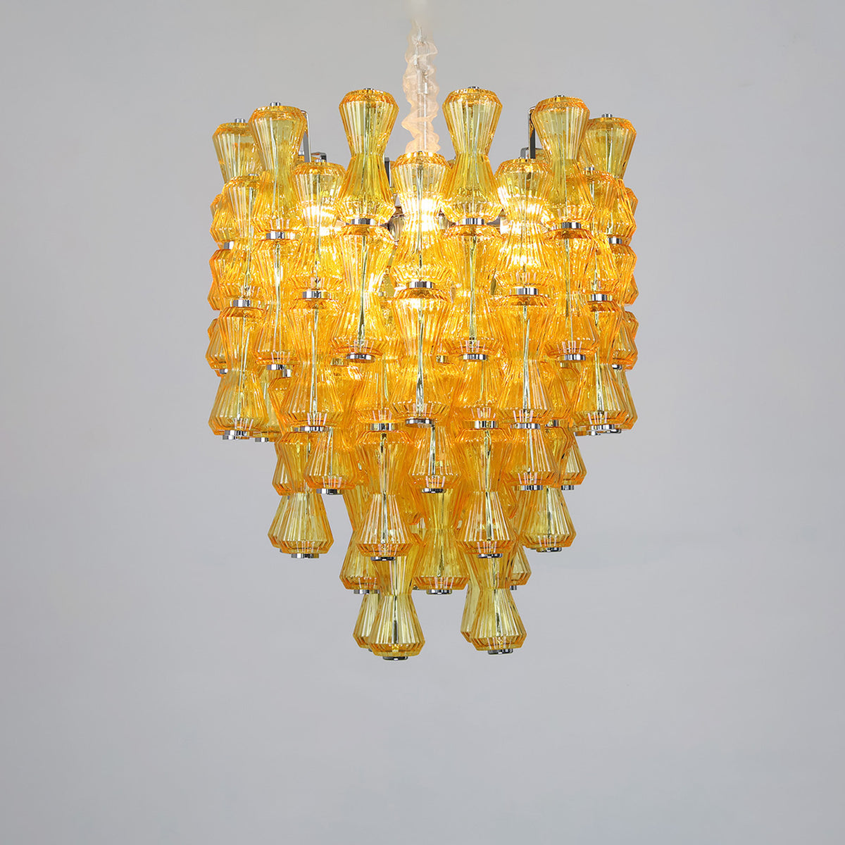 Modern luxury crystal glass chandelier, living room minimalist chandelier