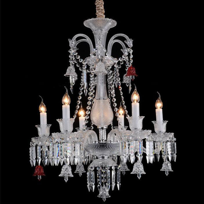 9122 European style candle crystal chandelier