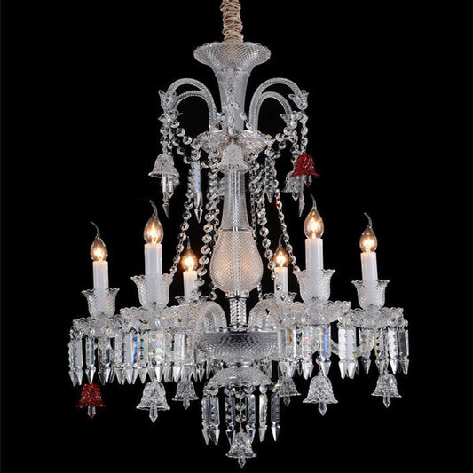 9122 European style candle crystal chandelier