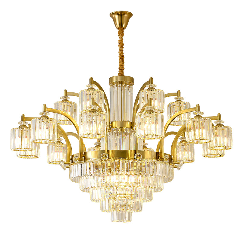 Crystal chandelier, modern minimalist