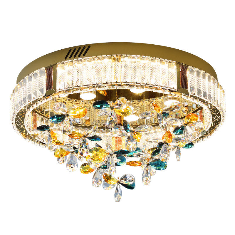 Light luxury crystal ceiling light