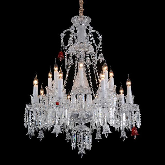 9122 European style candle crystal chandelier