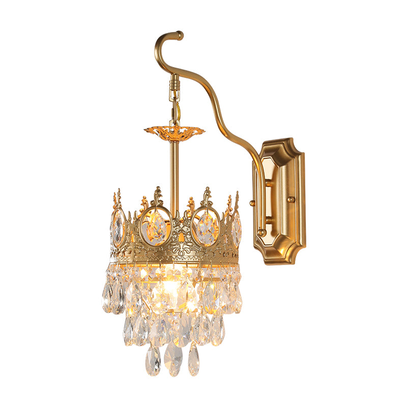 Wrought iron crystal wall lamps, dining room lamps, hallway lamps, living room lamps, coffee shop lamps