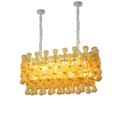 Modern French luxury crystal glass chandelier bedroom