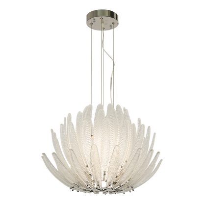 Modern minimalist living room glass pendant light branch shaped crystal light antique bedroom LED light