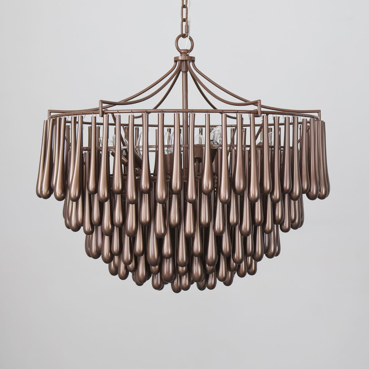 Iron crystal chandelier modern