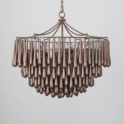 Iron crystal chandelier modern
