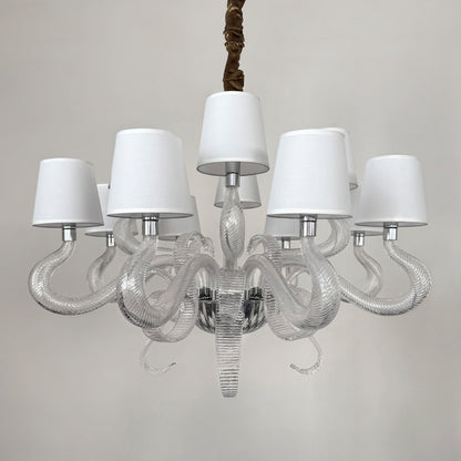 European-style crystal chandelier, suitable for hotels and villas; crystal lamp.