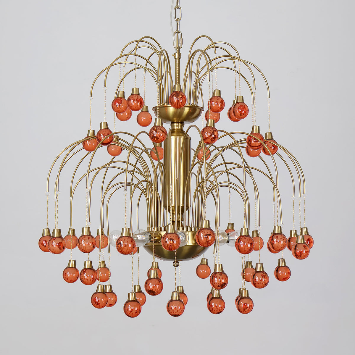 Crystal chandelier living room vintage French style