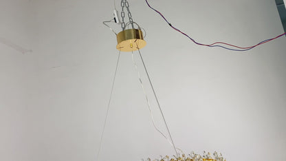 Light luxury simple crystal chandelier