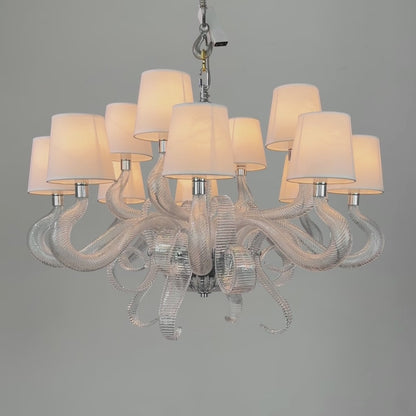 European-style crystal chandelier, suitable for hotels and villas; crystal lamp.