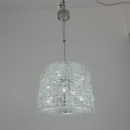 Candle-style crystal chandelier, European-style crystal lamp, pendant light fixture