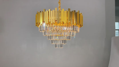 Light luxury modern simple crystal chandelier