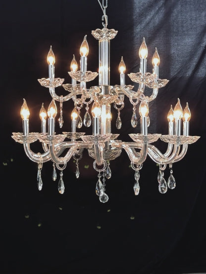 European crystal chandelie living room lighting luxurious villa bedroom crystal light